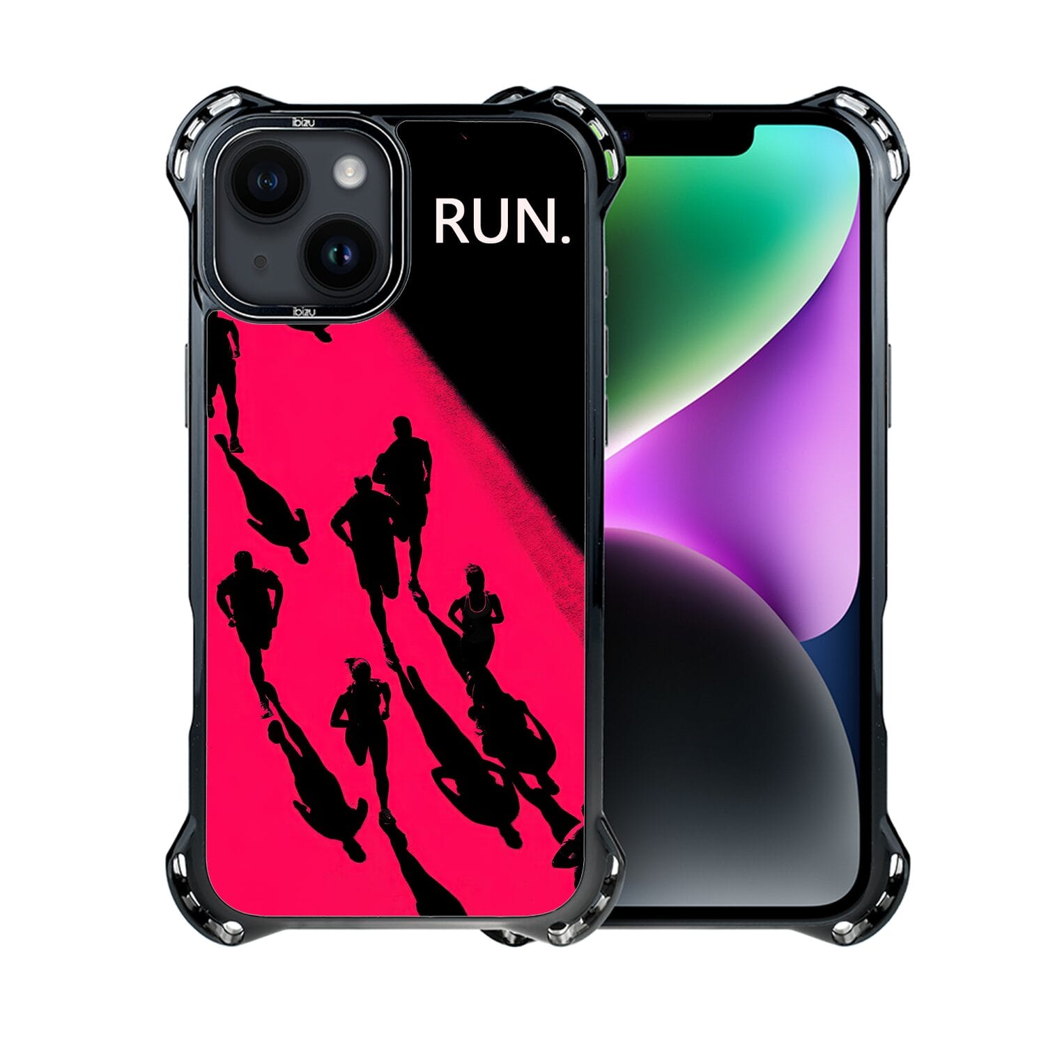 Etui do iPhone 14 IBIZU DropGuard Ultra z MagSafe, #Move, Nocny maraton - obrazek 2