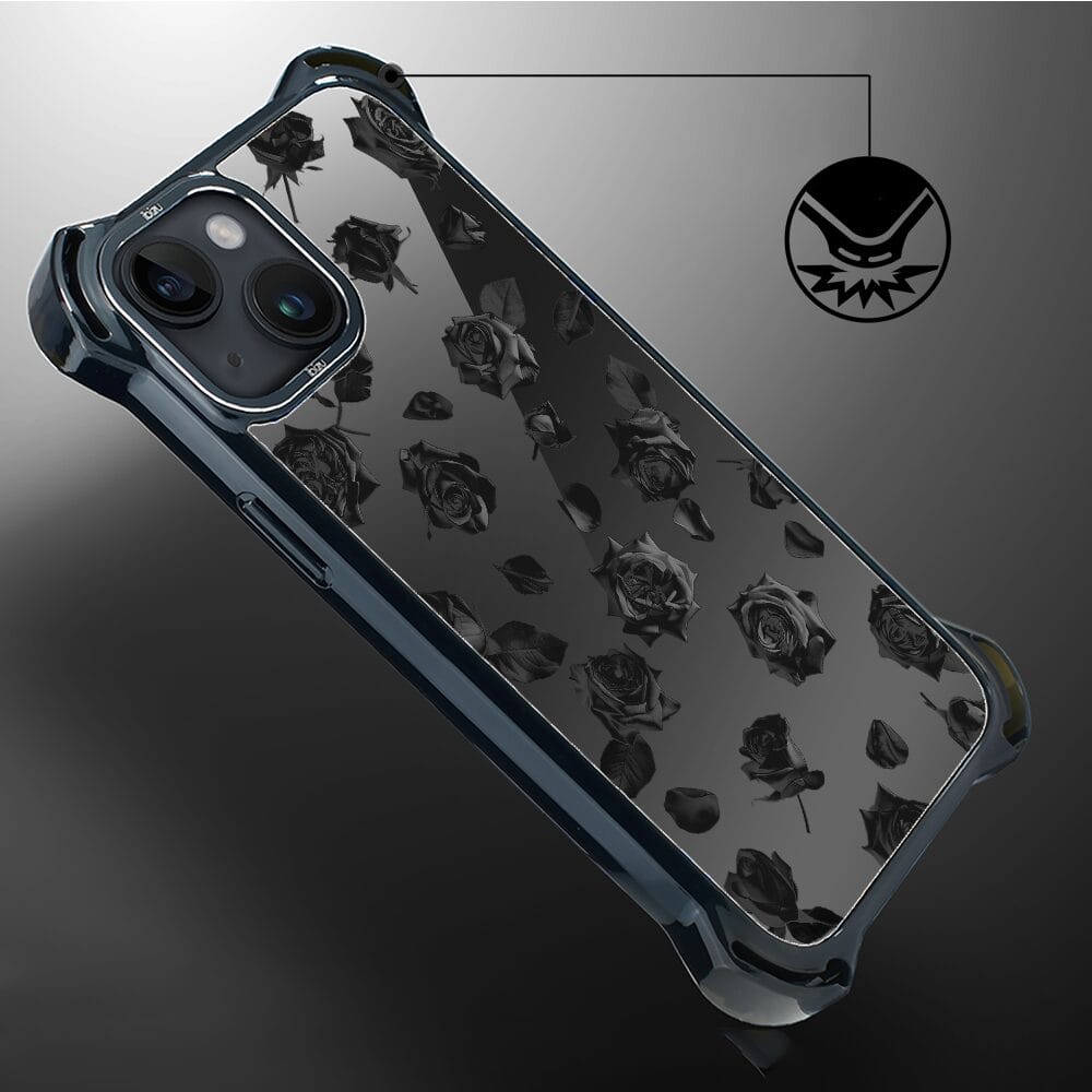 Etui do iPhone 14 IBIZU DropGuard Ultra z MagSafe, Midnight, Sen róż - obrazek 4