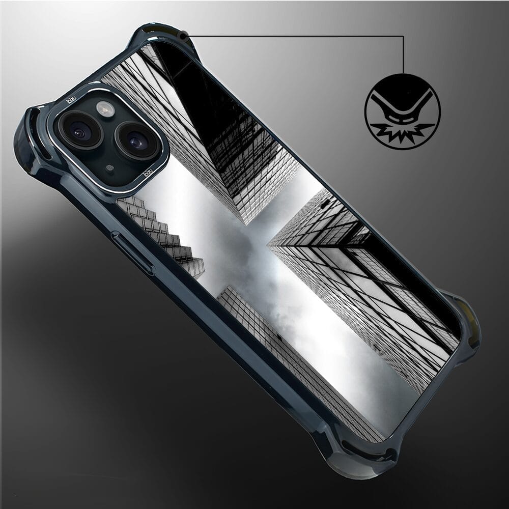 Etui do iPhone 15 IBIZU DropGuard Ultra z MagSafe, Noir City, Drapacze Chmur - obrazek 4