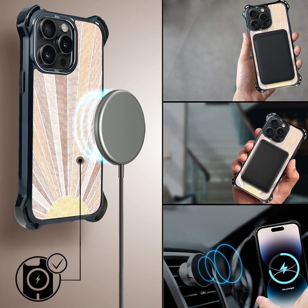 Etui do iPhone 14 Pro Max IBIZU DropGuard Ultra z MagSafe, Boho, Wschód słońca - obrazek 8