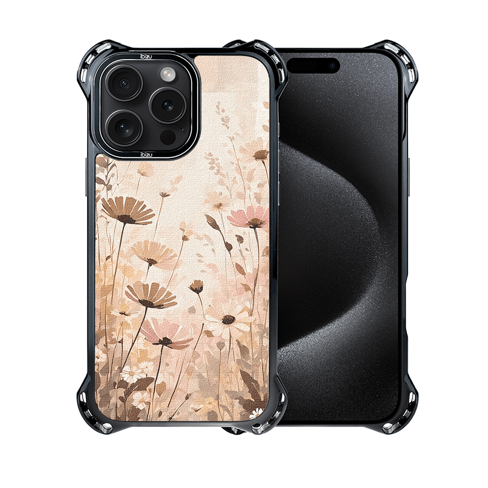 Etui iPhone 15 Pro Max IBIZU DropGuard Ultra z MagSafe, Boho, Kwiatowa łąka - obrazek 2