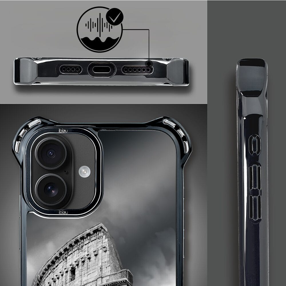 Etui do iPhone 16 IBIZU DropGuard Ultra z MagSafe, Noir City, Koloseum - obrazek 5