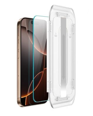 Szkło hartowane na ekran 9H do iPhone 16 Pro z aplikatorem