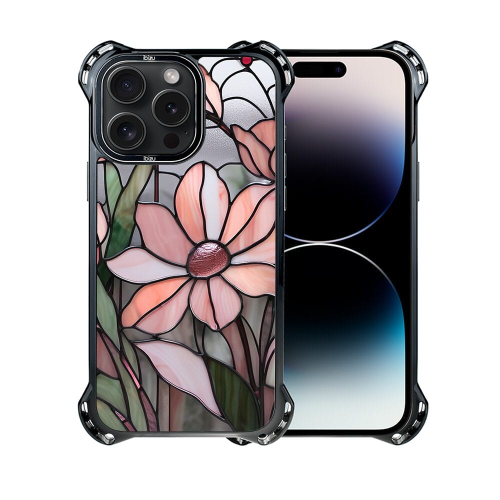 Etui do iPhone 14 Pro IBIZU DropGuard Ultra z MagSafe, Barwy Szkła, Różowa magnolia - obrazek 2