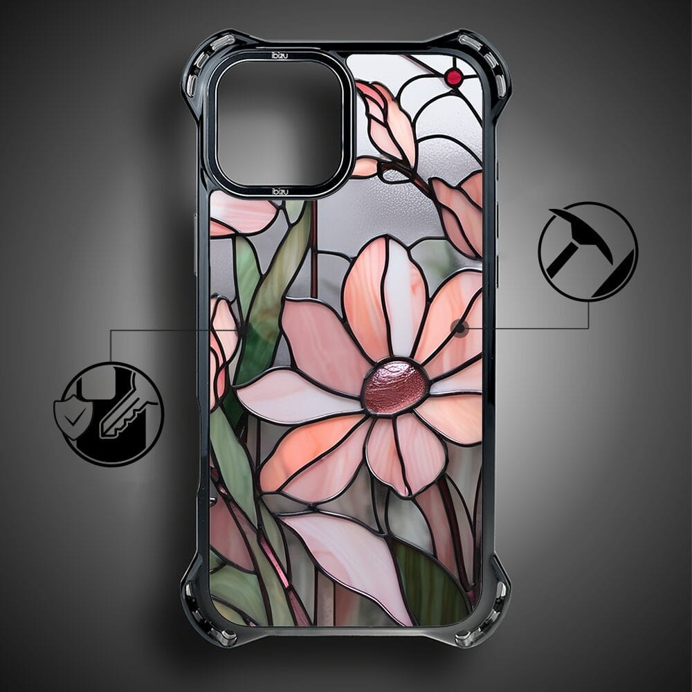 Etui do iPhone 15 IBIZU DropGuard Ultra z MagSafe, Barwy Szkła, Różowa magnolia - obrazek 7