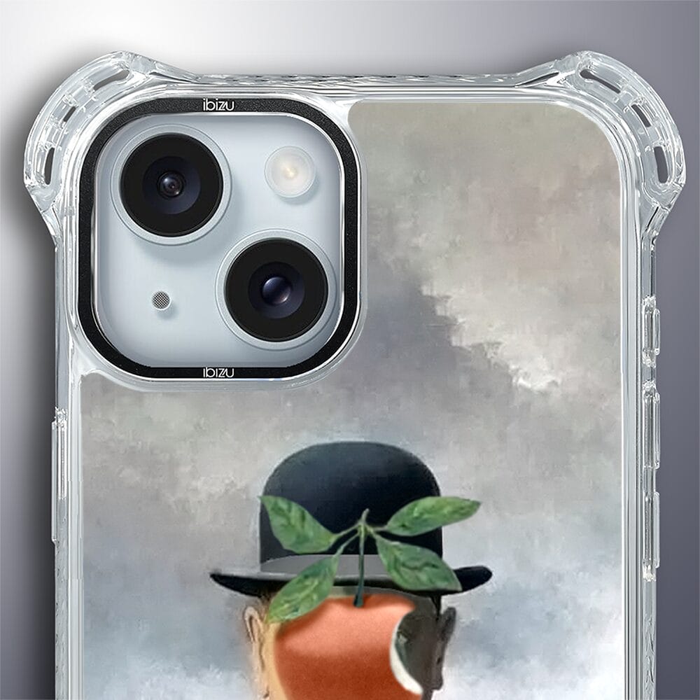 Etui iPhone 15 IBIZU DropGuard Ultra z MagSafe, Rene Magritte, syn człowieczy - obrazek 5