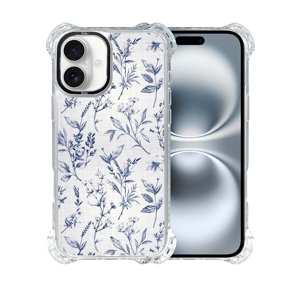 Etui iPhone 16 Plus IBIZU DropGuard Ultra z MagSafe, Pastel Bloom, Lazurowe szepty - obrazek 2