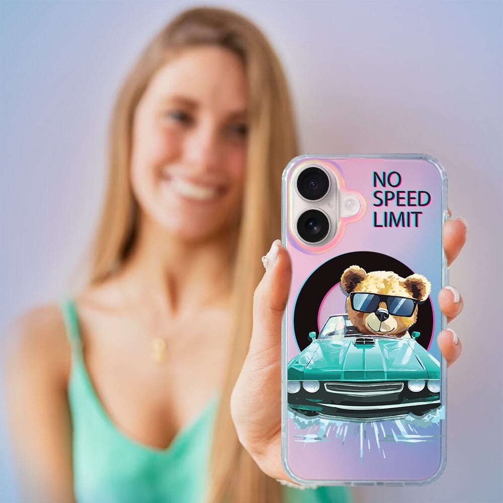 Etui do iPhone 16 IBIZU California Sunset z MagSafe, zmieniające kolor, Blue Car, niebieski samochód - obrazek 5