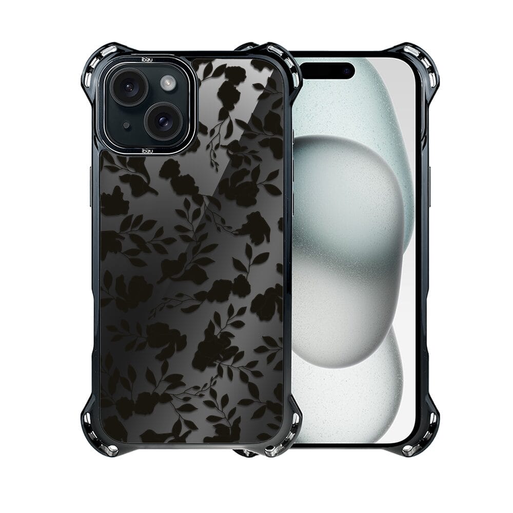 Etui do iPhone 15 IBIZU DropGuard Ultra z MagSafe, Midnight, Cienie liści - obrazek 2