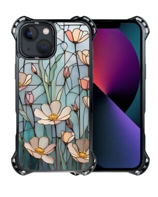 Etui do iPhone 13 IBIZU DropGuard Ultra z MagSafe, Barwy Szkła, Szept kwiatów polnych