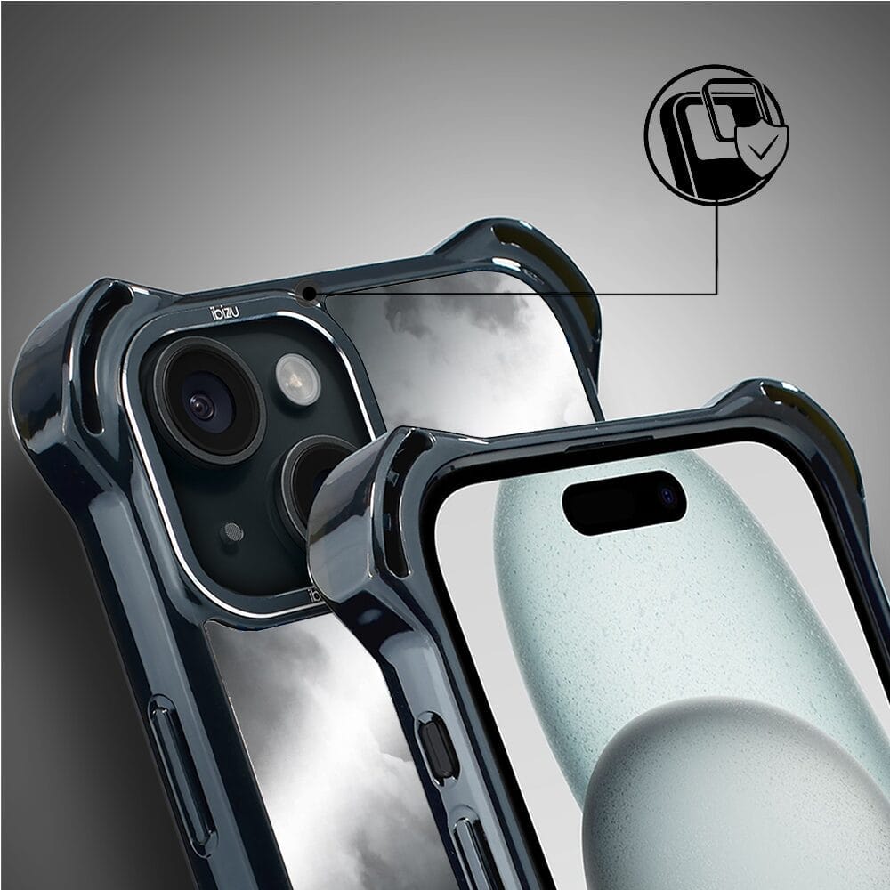 Etui do iPhone 15 IBIZU DropGuard Ultra z MagSafe, Noir City, Wieża Eiffla - obrazek 5