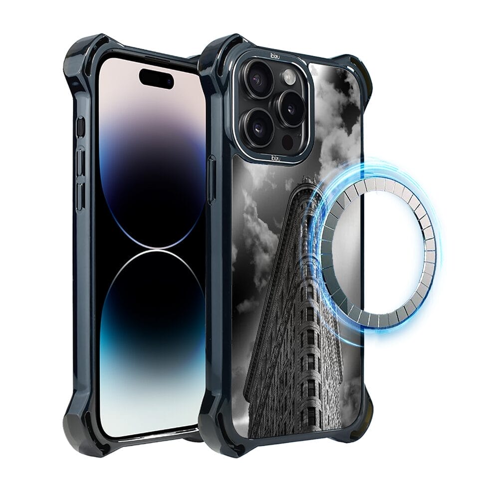 Etui do iPhone 14 Pro Max IBIZU DropGuard Ultra z MagSafe, Noir City, Flatiron