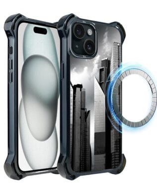 Etui do iPhone 15 IBIZU DropGuard Ultra z MagSafe, Noir City, Manhattan