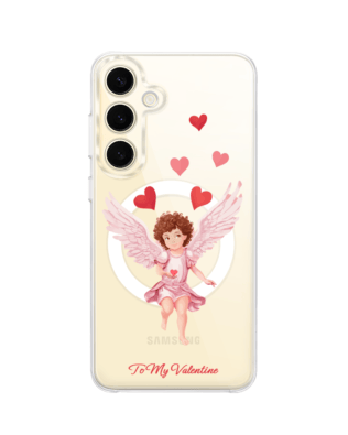 Etui do Samsung Galaxy S24 z MagSafe przeźroczyste, silikonowe Flexi, kupidyn