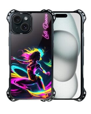 Etui do iPhone 15 Plus IBIZU DropGuard Ultra z MagSafe, #ElectroMove, Taneczny rytm