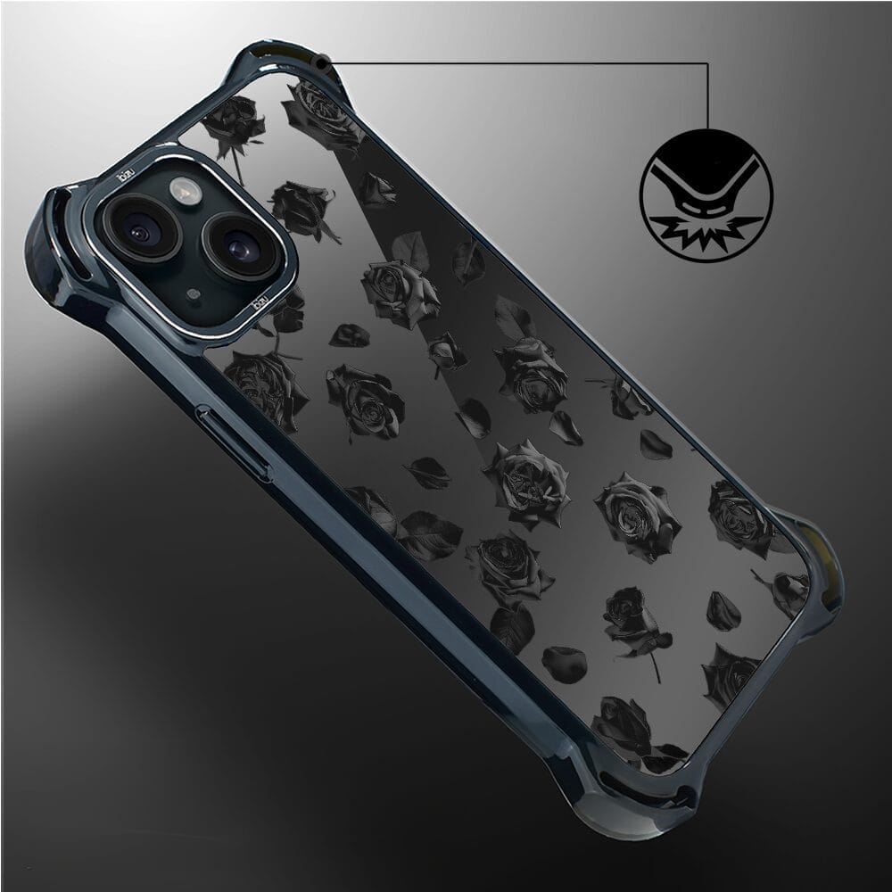 Etui do iPhone 15 IBIZU DropGuard Ultra z MagSafe, Midnight, Sen róż - obrazek 4