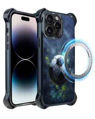 Etui do iPhone 14 Pro IBIZU DropGuard Ultra z MagSafe, #Move, Piłka nożna