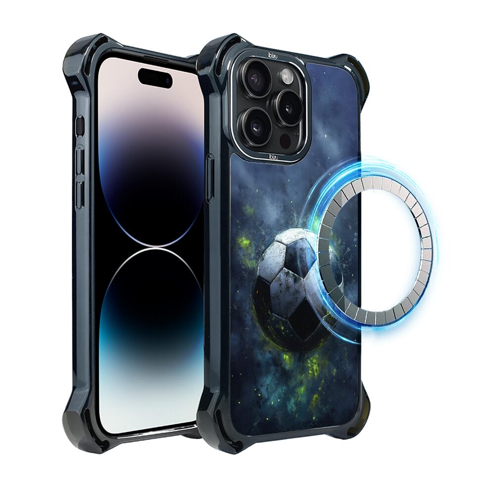 Etui do iPhone 14 Pro IBIZU DropGuard Ultra z MagSafe, #Move, Piłka nożna