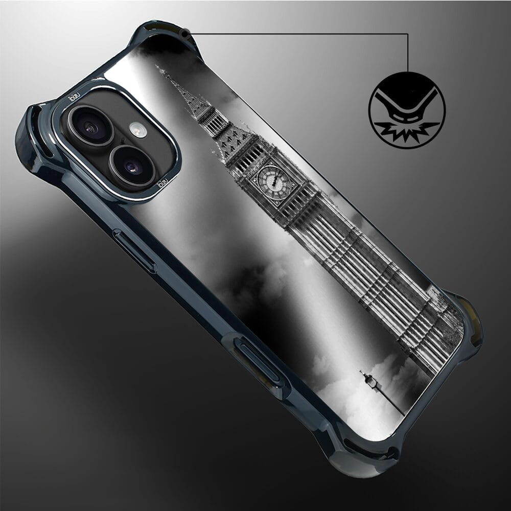 Etui do iPhone 16 IBIZU DropGuard Ultra z MagSafe, Noir City, Big Ben - obrazek 7