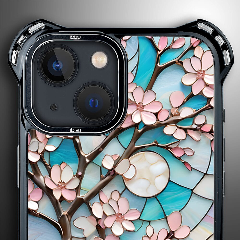 Etui do iPhone 13 IBIZU DropGuard Ultra z MagSafe, Barwy Szkła, Księżycowa Wiśnia - obrazek 5