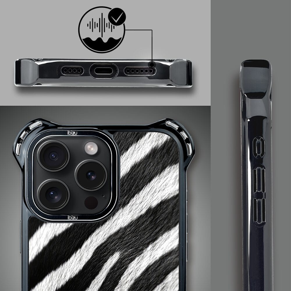 Etui do iPhone 14 Pro Max IBIZU DropGuard Ultra z MagSafe, Zew Natury, Zebra - obrazek 6