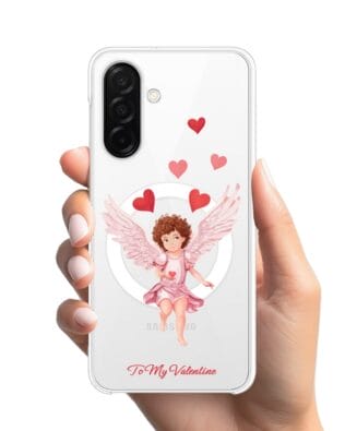 Etui do Samsung Galaxy A26 5G z MagSafe przeźroczyste, silikonowe Flexi, kupidyn