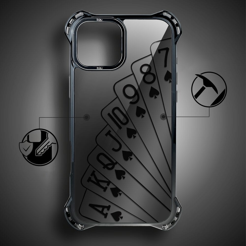 Etui do iPhone 15 IBIZU DropGuard Ultra z MagSafe, Midnight, Karty do gry - obrazek 7