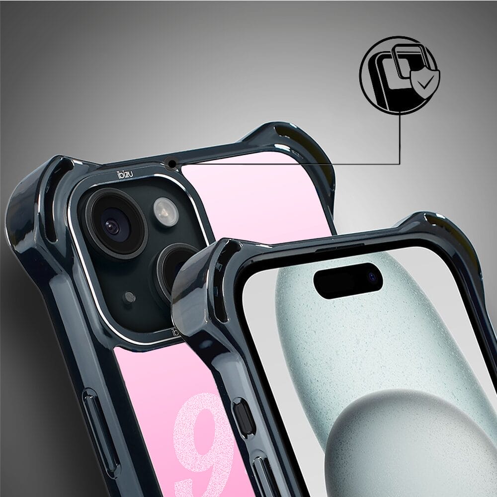 Etui do iPhone 15 IBIZU DropGuard Ultra z MagSafe, TechDrive, 911 różowe - obrazek 3