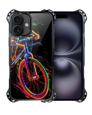 Etui do iPhone 16 IBIZU DropGuard Ultra z MagSafe, #ElectroMove, Rowerowa wibracja