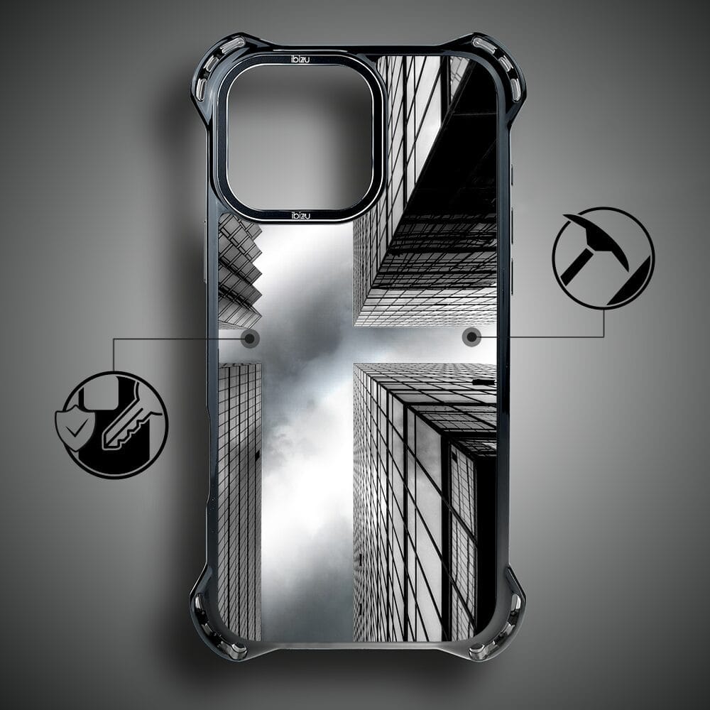 Etui do iPhone 14 Pro Max IBIZU DropGuard Ultra z MagSafe, Noir City, Drapacze Chmur - obrazek 7