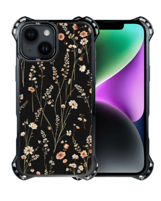 Etui iPhone 14 IBIZU DropGuard Ultra z MagSafe, Pastel Bloom, Północny ogród