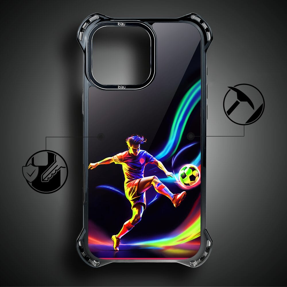 Etui do iPhone 15 Pro Max IBIZU DropGuard Ultra z MagSafe, #ElectroMove, W rytmie piłki nożnej - obrazek 7