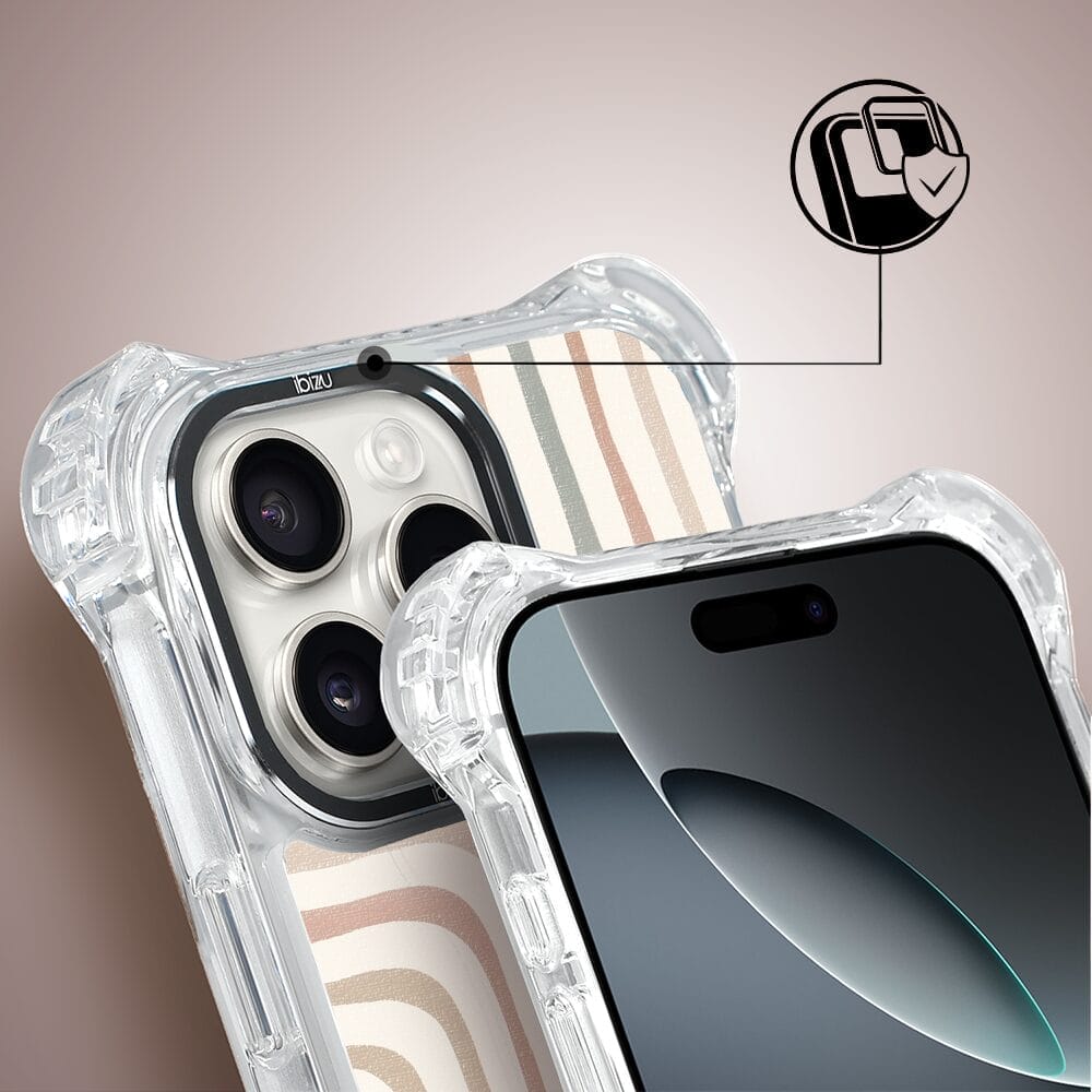 Etui do iPhone 16 Pro IBIZU DropGuard Ultra z MagSafe, Boho, Piaskowy labirynt - obrazek 4