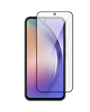 Szklana folia z powłoką ceramiczną na cały ekran 5D z czarną ramką do Samsung Galaxy A54 5G