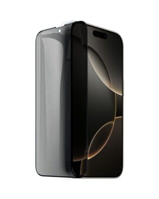 Szkło prywatyzujące z czarną ramką do iPhone 16 Pro