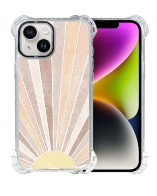 Etui iPhone 14 IBIZU DropGuard Ultra z MagSafe, Boho, Wschód słońca
