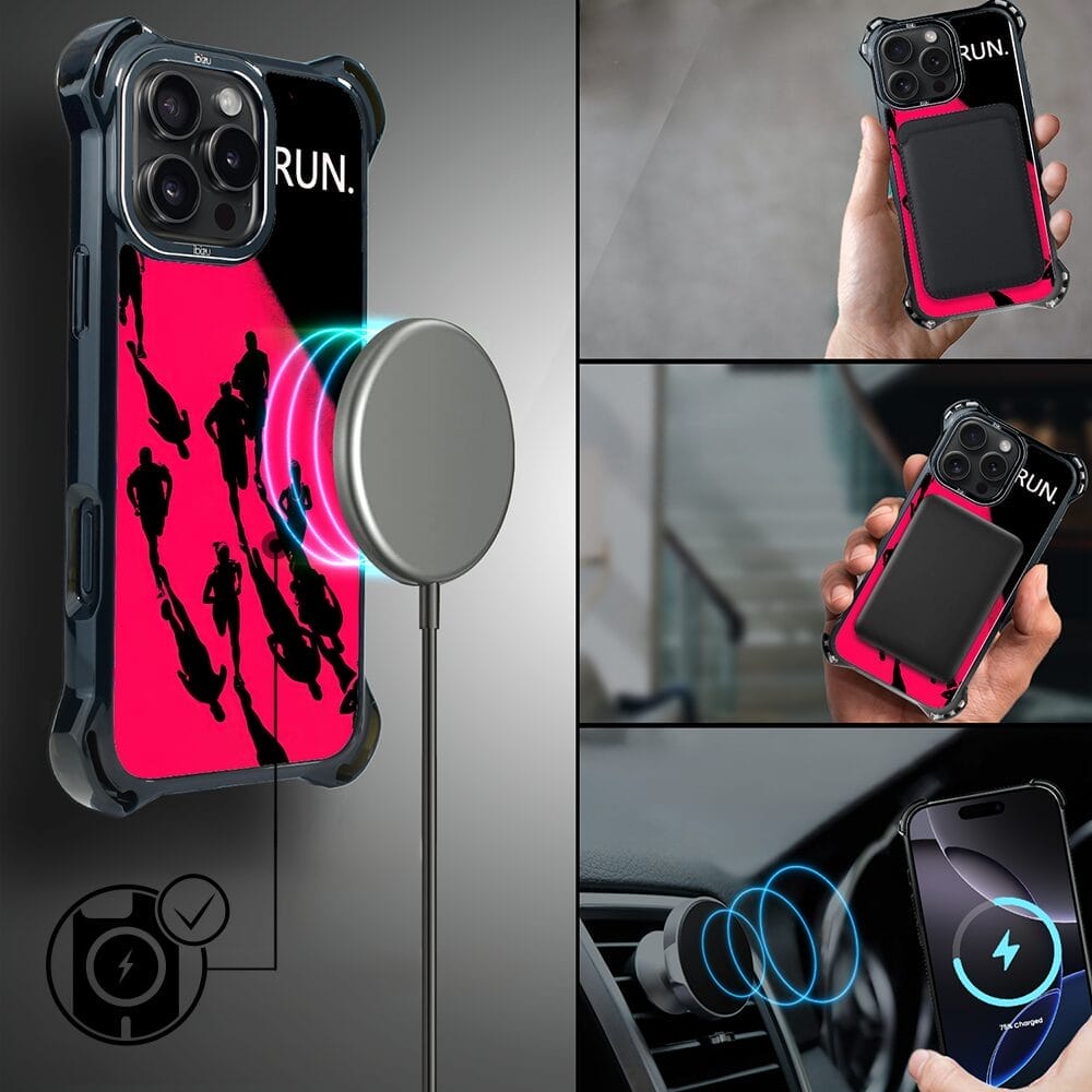 Etui do iPhone 16 Pro IBIZU DropGuard Ultra z MagSafe, #Move, Nocny maraton - obrazek 8