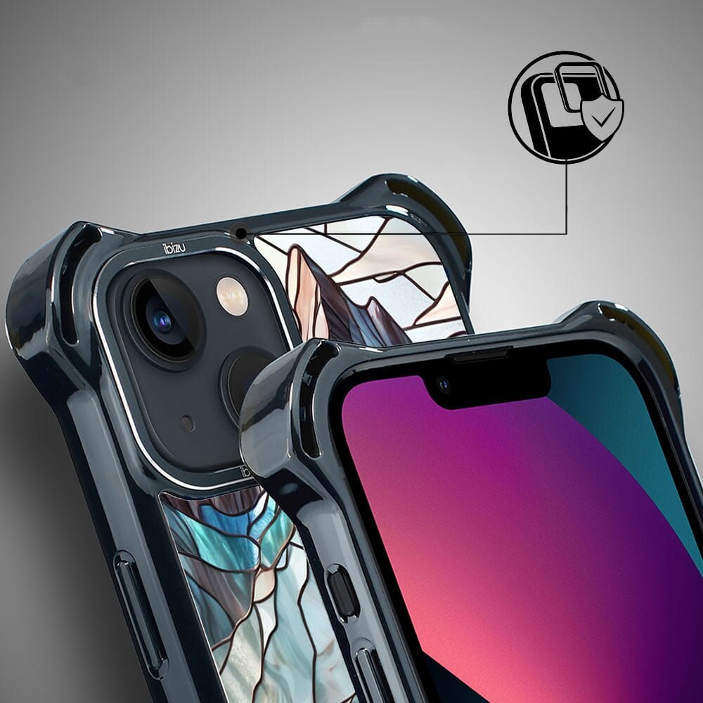 Etui do iPhone 13 IBIZU DropGuard Ultra z MagSafe, Barwy Szkła, Górski Potok - obrazek 3