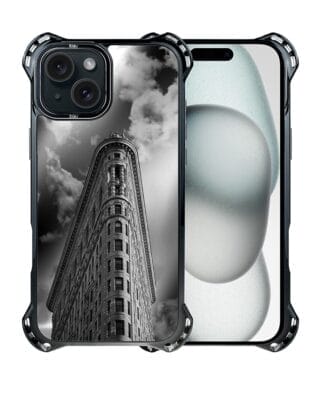 Etui do iPhone 15 Plus IBIZU DropGuard Ultra z MagSafe, Noir City, Flatiron