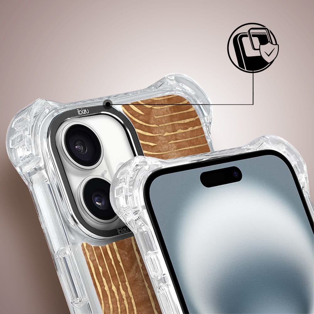 Etui iPhone 16 Plus IBIZU DropGuard Ultra z MagSafe, Boho, Geometryczne linie - obrazek 3