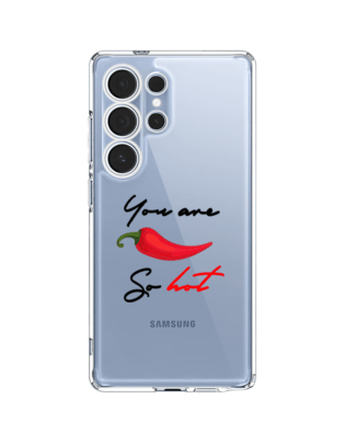 Etui do Samsung Galaxy S25 Ultra przeźroczyste, silikonowe Flexi, papryczka chilli