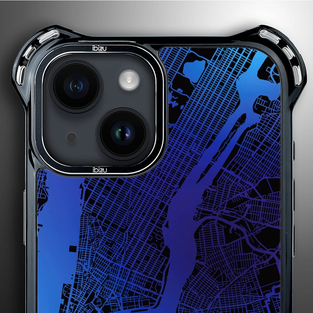Etui do iPhone 14 IBIZU DropGuard Ultra z MagSafe, mapy świata, New York - obrazek 5
