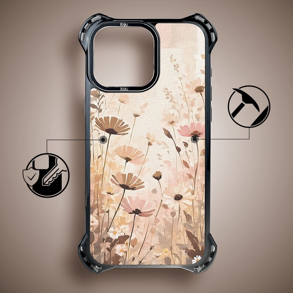 Etui do iPhone 14 Pro IBIZU DropGuard Ultra z MagSafe, Boho, Kwiatowa łąka - obrazek 7
