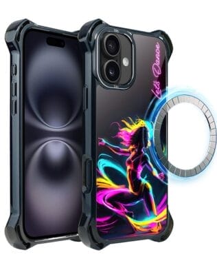 Etui do iPhone 16 IBIZU DropGuard Ultra z MagSafe, #ElectroMove, Taneczny rytm