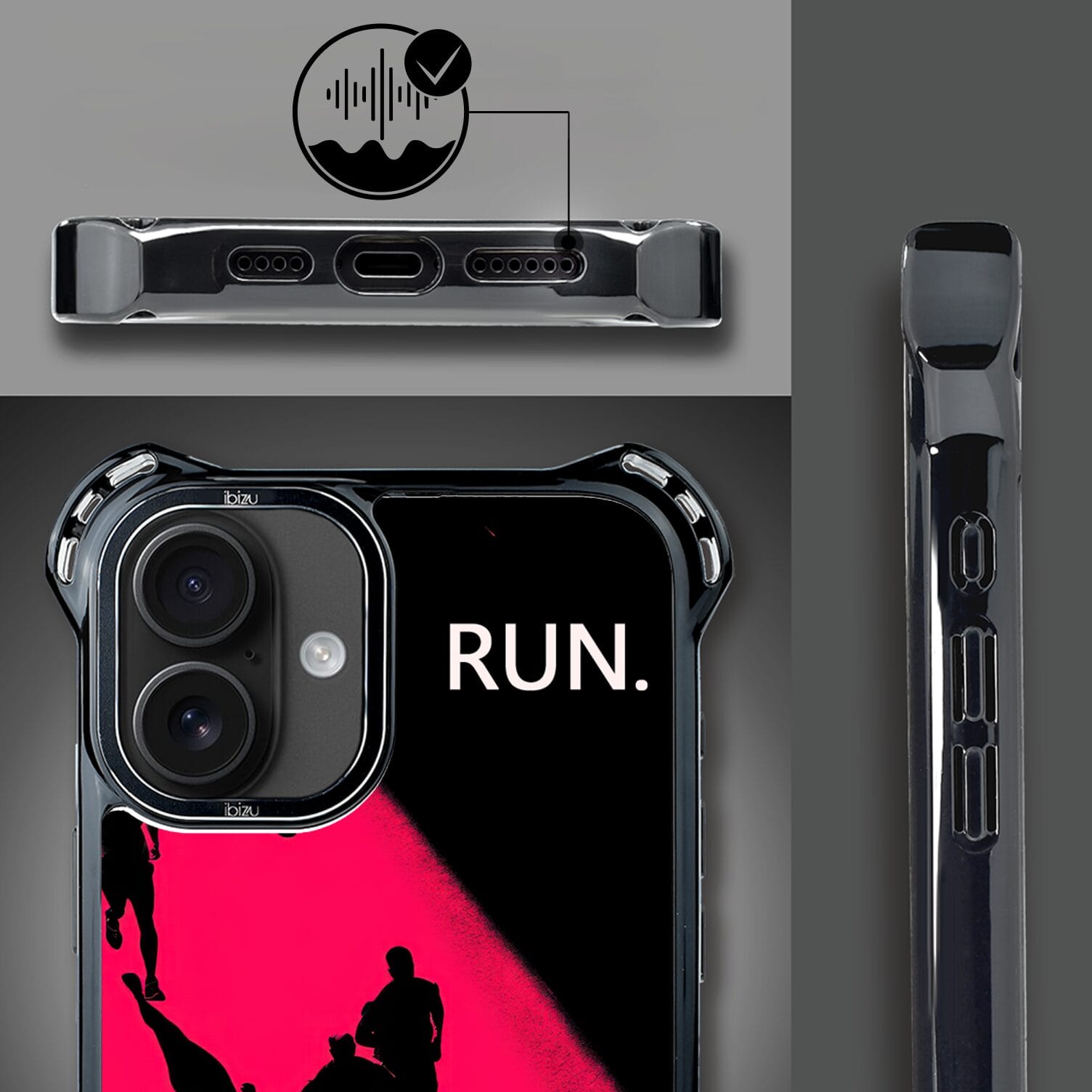 Etui do iPhone 16 IBIZU DropGuard Ultra z MagSafe, #Move, Nocny maraton - obrazek 4