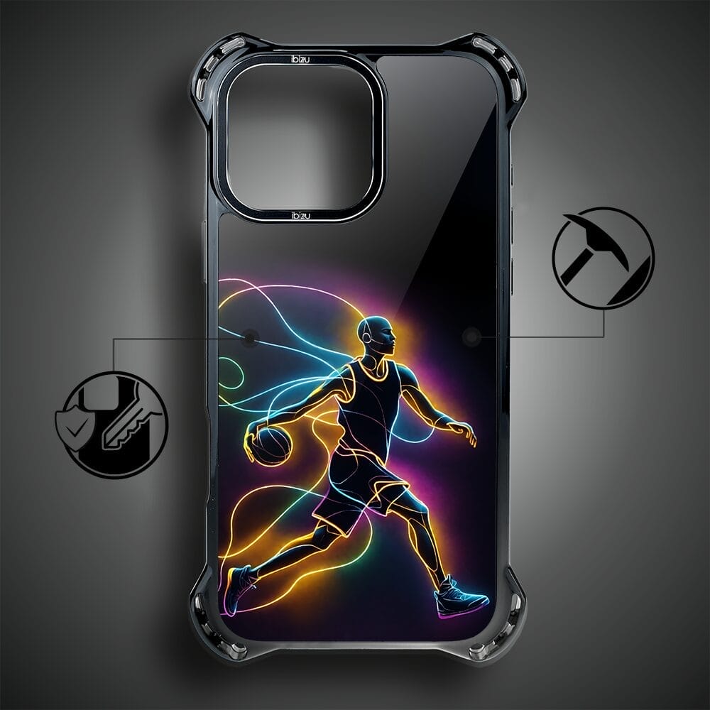 Etui do iPhone 16 Pro IBIZU DropGuard Ultra z MagSafe, #ElectroMove, Duch koszykówki - obrazek 7