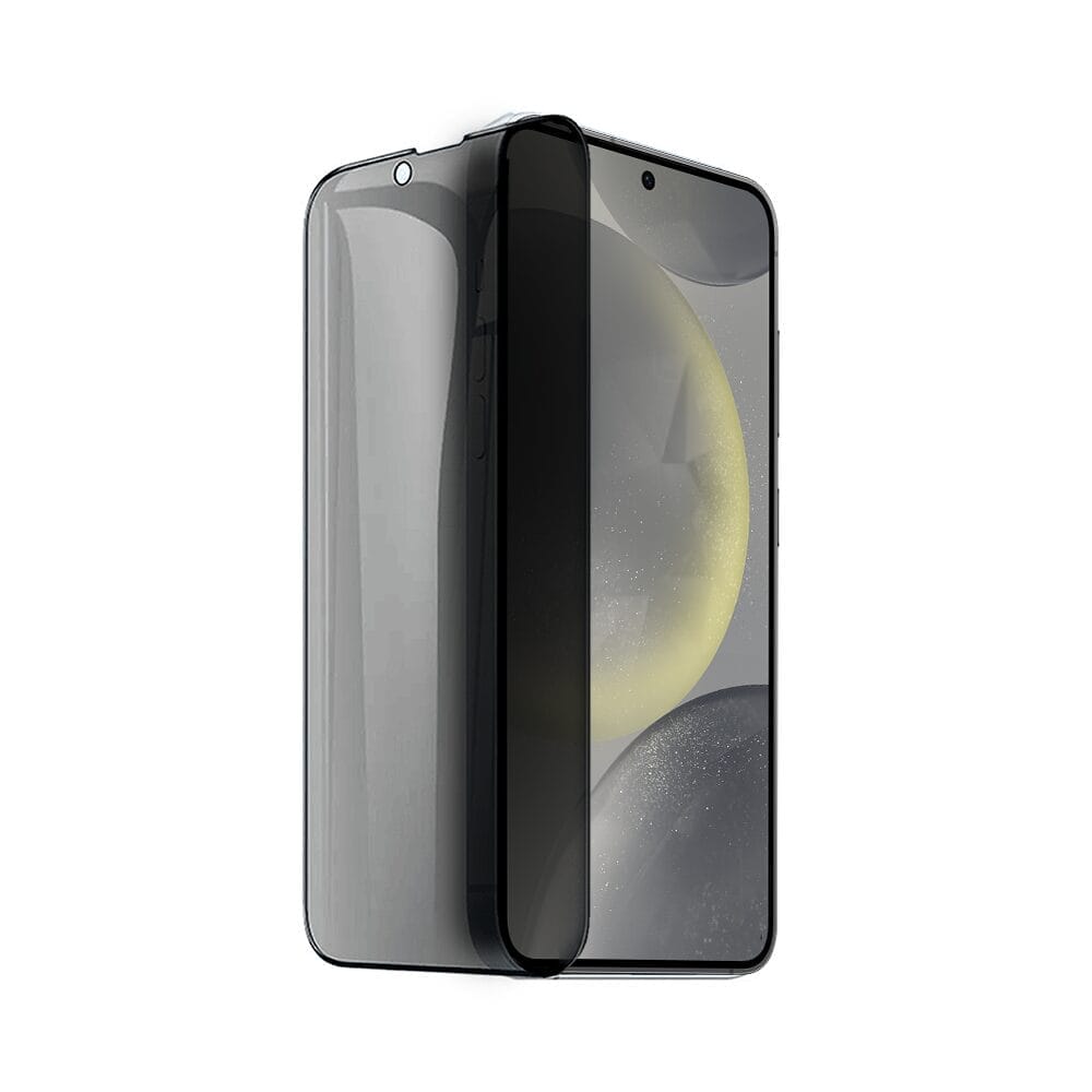 Szkło prywatyzujące z czarną ramką do Samsung Galaxy S24