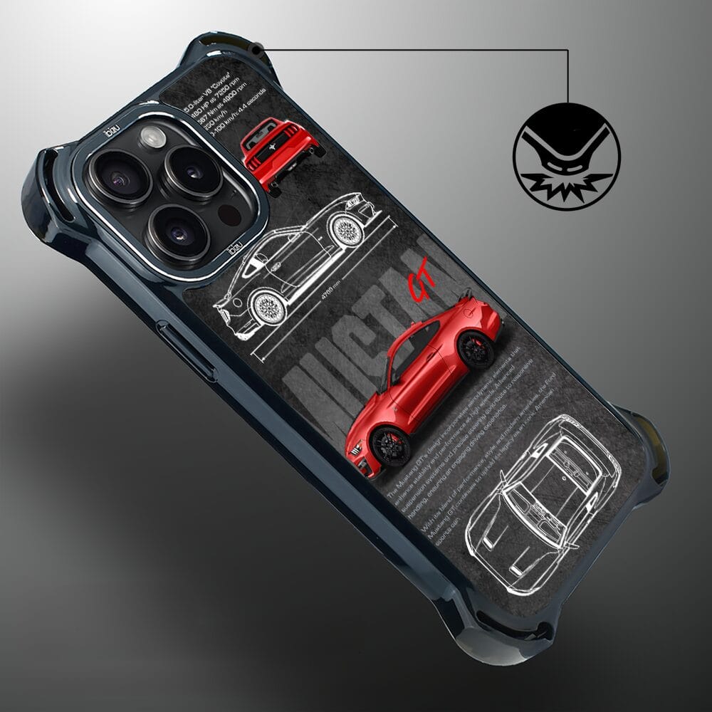 Etui do iPhone 14 Pro IBIZU DropGuard Ultra z MagSafe, TechDrive, GT V8 “Coyote” - obrazek 4