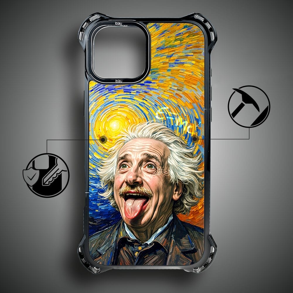 Etui do iPhone 15 IBIZU DropGuard Ultra z MagSafe, Einstein - obrazek 3