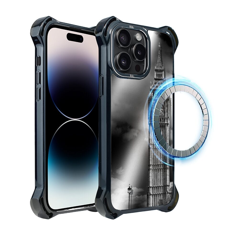 Etui do iPhone 14 Pro Max IBIZU DropGuard Ultra z MagSafe, Noir City, Big Ben